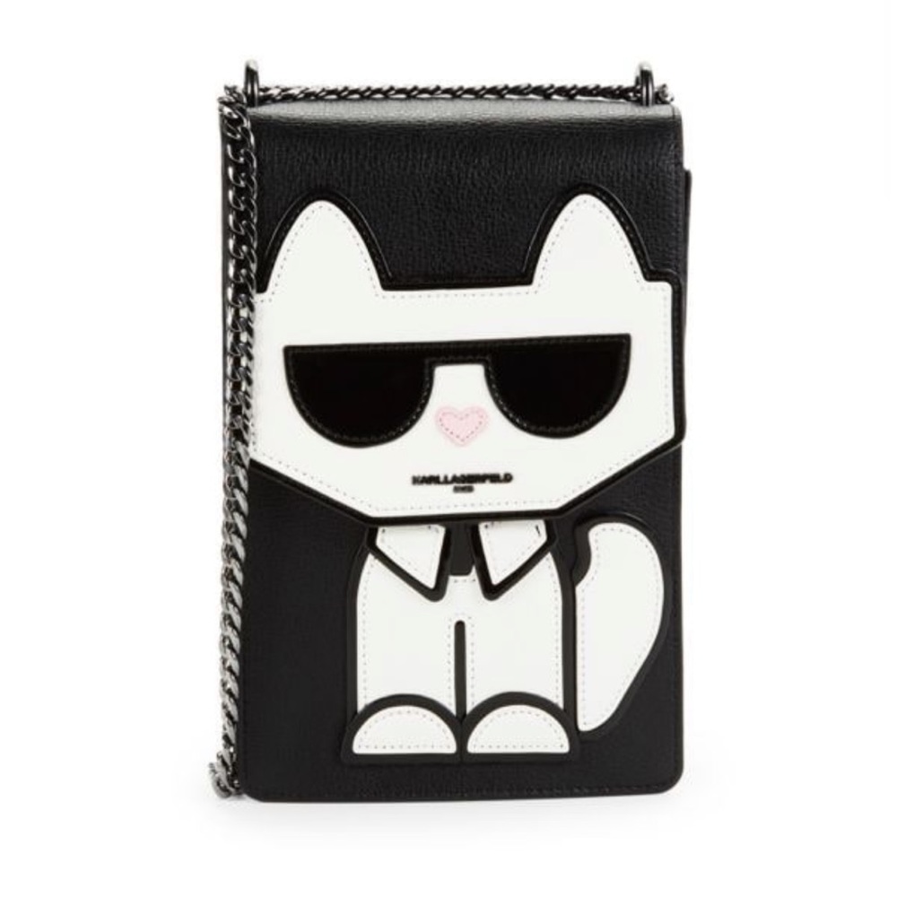 Karl Lagerfeld Paris leather crossbody